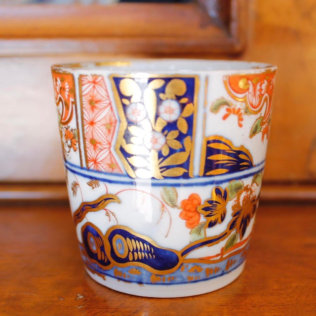 Worcester Early 19th Century Gilt Imari Cup and Saucer For Sale - Image 6 of 6