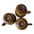 1960s Ceramano Epsilon West German Pottery Cups & Saucers by Karl Leutner – Set of 3 For Sale In Indianapolis - Image 6 of 11