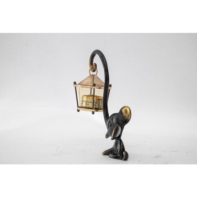 Elephant Figurine with Thermometer by Walter Bosse for Herta Baller, Austria, 1950s For Sale - Image 4 of 9