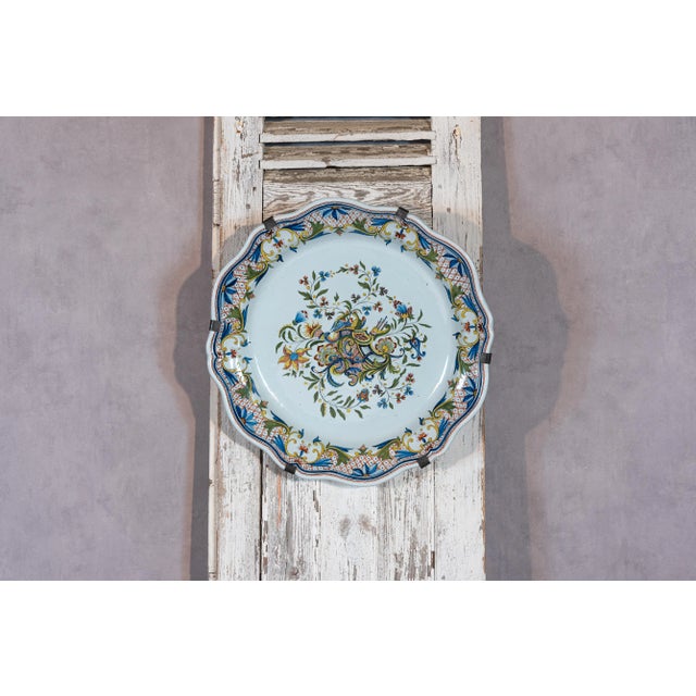 Early 20th Century French Faience Henriot Quimper Platter For Sale In Austin - Image 6 of 6