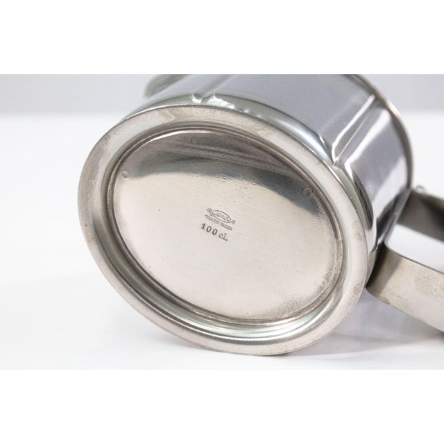 1920s Georg Jensen Serving Set Knife / Forks + Gense Pair of Teapots Stainless - 5 pcs For Sale In Detroit - Image 6 of 11