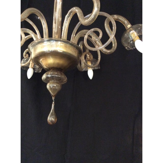 1930s Murano Glass Chandelier, 1930s For Sale - Image 5 of 9