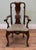 Cream Queen Anne Revival Walnut Armchair, 1880 For Sale - Image 8 of 8