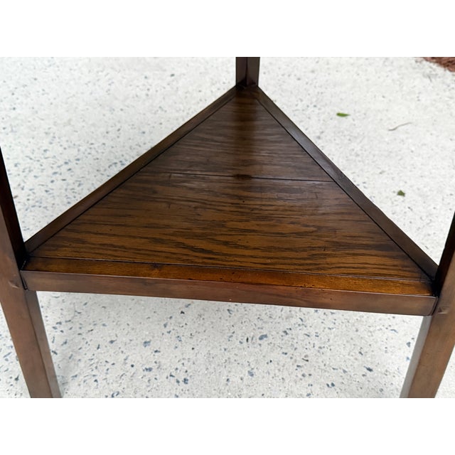 Vintage English Oak Cricket Table by Fauld England For Sale - Image 14 of 14