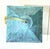 French Country Vintage-Style Hand-Painted Verdigris Metal Hanging Pendant Lantern - 19”x10x10 For Sale - Image 3 of 11