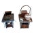 Mid-Century Modern 1964 Japanese Hand-Carved Folk Art Miniature Street Vendor Set - 5 Pieces For Sale