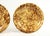 A pair of great looking early American plates Amazing Rockingham glaze, spattered brown over light yellow ware in the very...