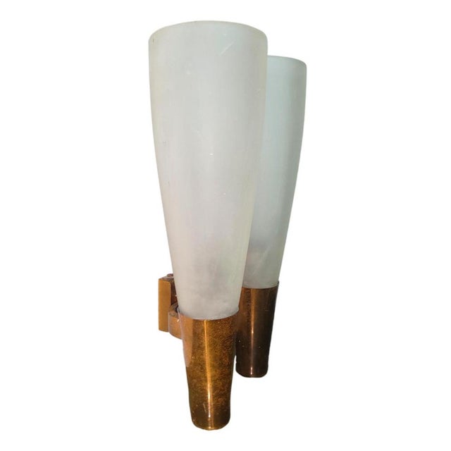 1930s Pair of Wall Lamps 1537 for Fontana Arte, 1935 For Sale - Image 5 of 7