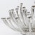 Silver Italian Pistillo Lamp by Studio Tetrarch for Valenti Luce, 1960s For Sale - Image 8 of 10