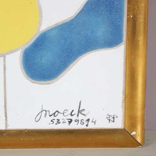 Framed Ceramic Artwork by Jan Snoeck, Netherlands, 1990s For Sale - Image 8 of 8