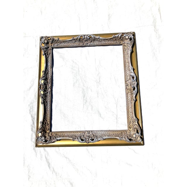 C.1910 Antique Decor Painted Picture or Mirror Frame For Sale - Image 4 of 5