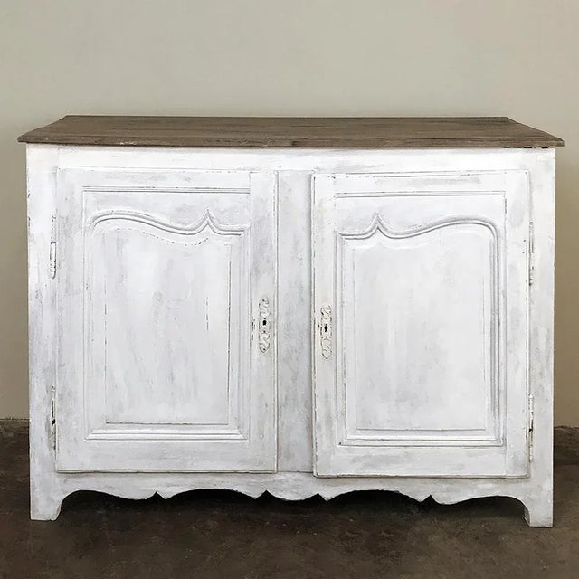 18th Century Country French Provincial Painted Buffet For Sale - Image 4 of 12
