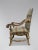 Set of Large 19th Century French Giltwood Throne Armchairs, 1880 For Sale - Image 4 of 12