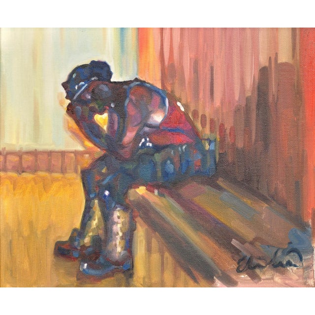 Elin Siân Blake. Welsh ( b.1981). Until Tomorrow (Tan Yfory). Oil On Artist’s Canvas Board. Signed Lower Right. Image size...