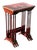 Edwardian Red Nesting Tables, Set of 3 For Sale