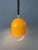 Mid-Century Modern Space Age Yellow Pendant Lamp For Sale - Image 4 of 13