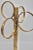 Gold Mid Century Italian Golden Gilt Metal Hand Towel Rack For Sale - Image 8 of 10