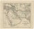 Map of Arabia and Asia Minor and Caucasus by Perthes, 1858 For Sale
