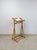 Vintage Rattan Wicker Easel Podium Art Stand Coastal Boho Hollywood Regency For Sale - Image 4 of 13