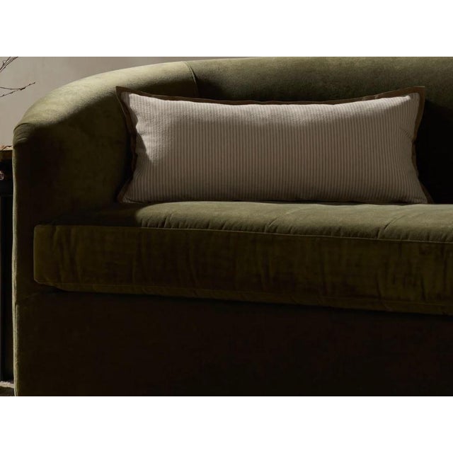 Jeremiah Brent Sullivan Natural/Brown Lumbar Pillow. 100% Cotton material. Includes down filled insert. Technical specs:...