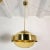 Mid-Century Modern Pair of Mid Century Glass Pendant Lights 1970s For Sale - Image 3 of 11