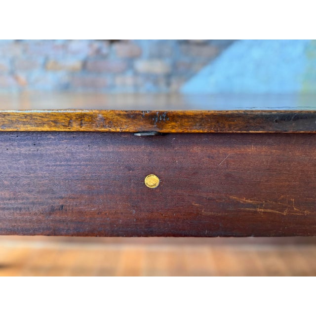 Early 20th-Century English Industrial Work Table, Counter Height For Sale - Image 9 of 12