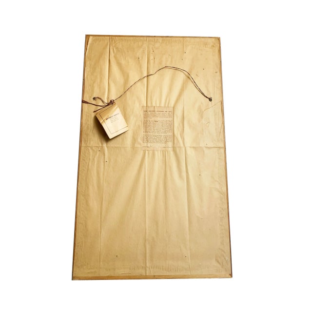 1960s Mid-Century Modern Large Framed Butterfly Artwork For Sale - Image 5 of 7