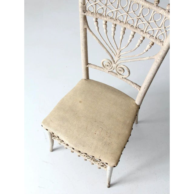 Late 19th Century Antique Wicker Chair For Sale - Image 5 of 10