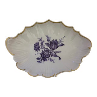 Vintage Richard Ginori Porcelain Glazed Dish For Sale