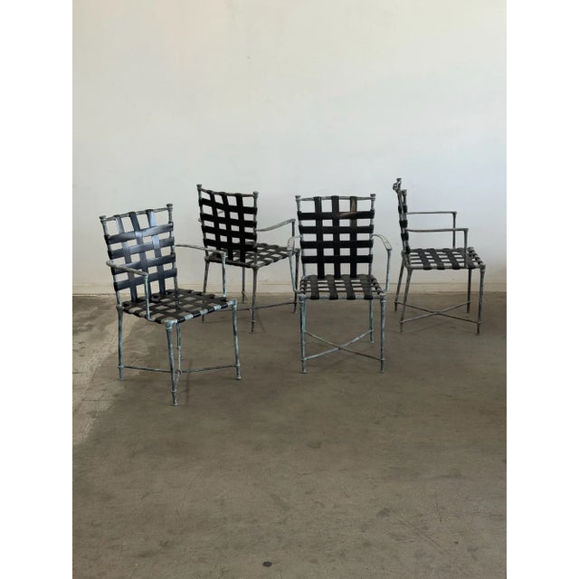 Mid 20th Century Patinated Outdoor Table Set, 5 Pieces For Sale - Image 15 of 18