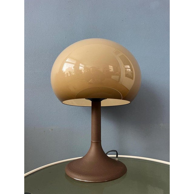 Mid-Century Space Age Mushroom Table Lamp from Herda For Sale - Image 7 of 13