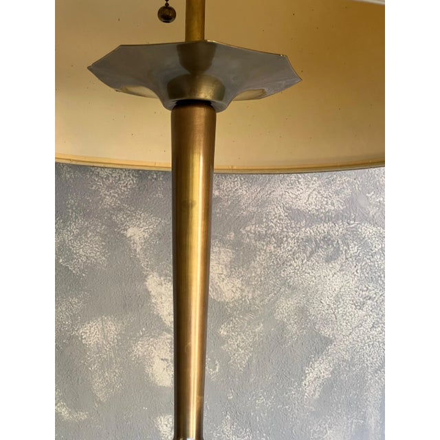 Metal French Floor Lamp With Hexagonal Base For Sale - Image 7 of 11