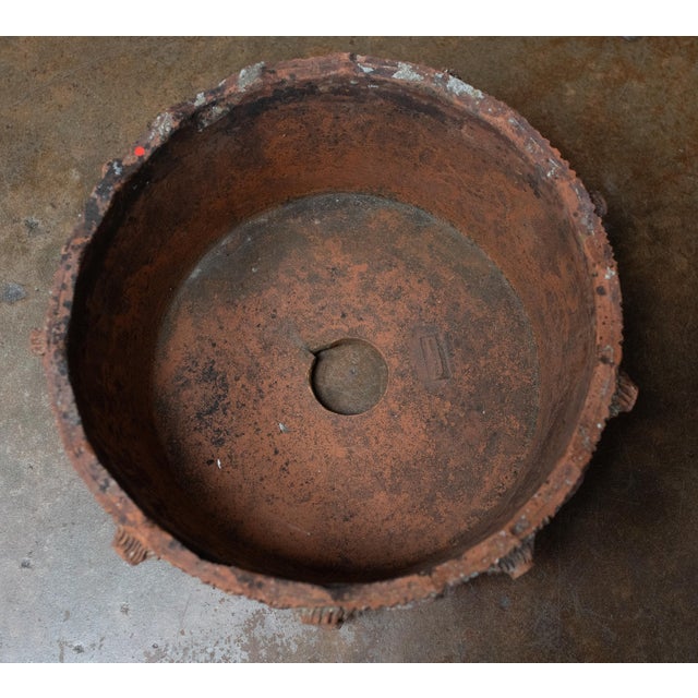 Faux Bois Garden Planter Pot of Terracotta From the Royal Potteries, England For Sale - Image 11 of 11