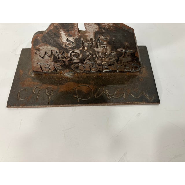 Brutalist Vintage Outsider Art Female Sculpture For Sale - Image 3 of 5