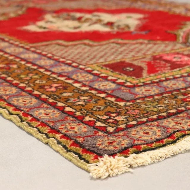 Vintage Turkish Kirsehir Rug For Sale - Image 4 of 10