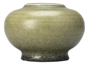 Spherical Ceramic Vase by Edouard Chapallaz, 1970s