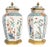Lidded Vases in Porcelain and Gilded Bronze, 20th Century, Set of 2 For Sale