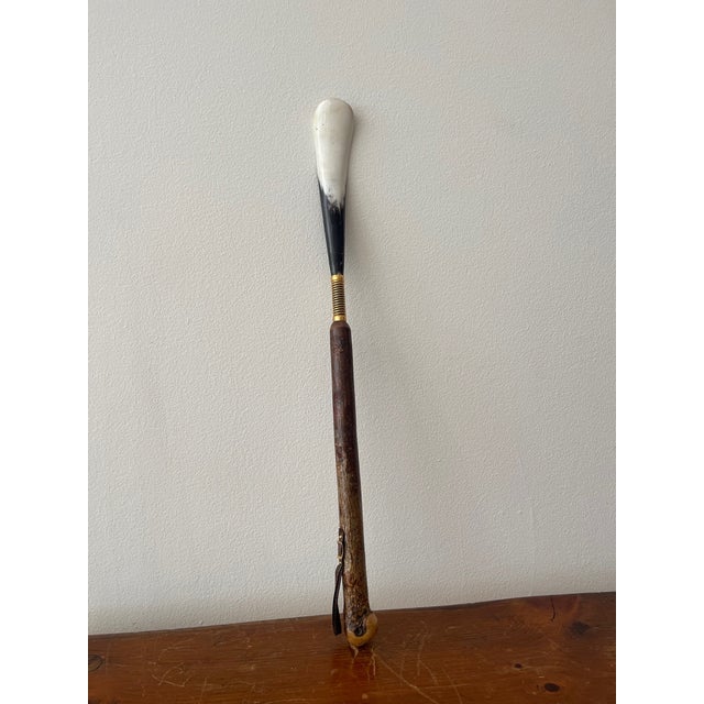 Vintage Wood and Antler Shoehorn For Sale In Los Angeles - Image 6 of 6