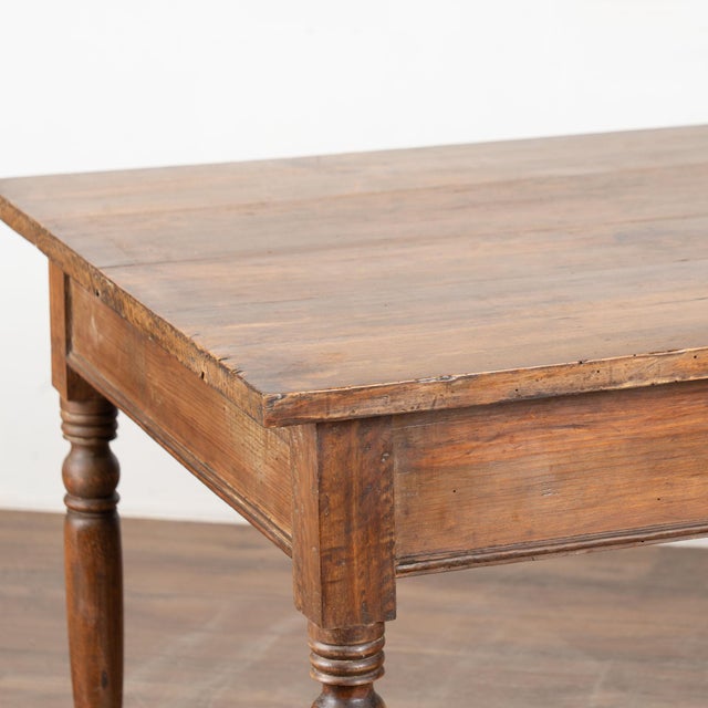 19th Century Long Pine Refectory Table From Portugal For Sale - Image 9 of 14