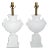 Pair Dorothy Draper style Bulbous Urn Lamps with Shell Detail For Sale