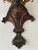19th Century Italian Tuscan Wood Gold and Red Tole 5 Lights Sconces Rare Huge For Sale - Image 6 of 12