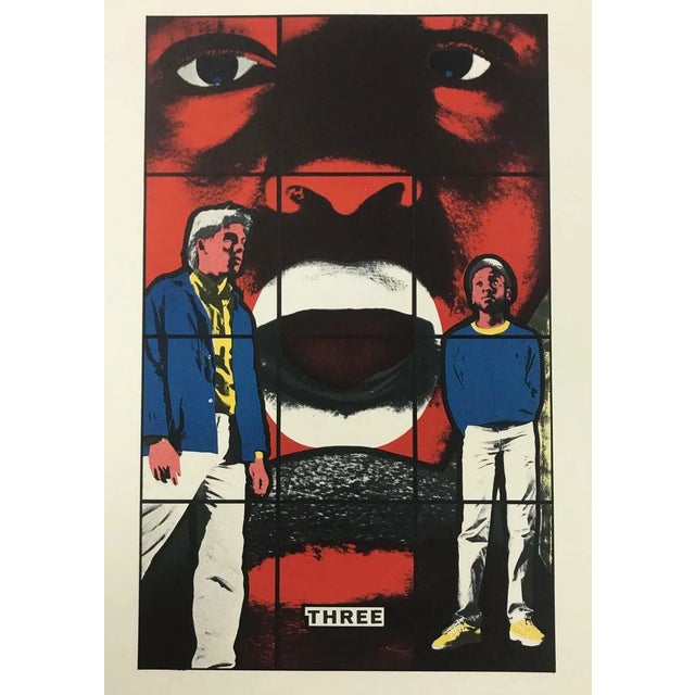 Artist: Georges & Gilbert Country: France Title: Untitled N4-3 Medium: Original Lithograph not signed Printed: 1988 by...