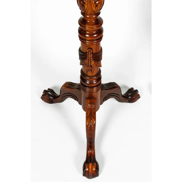 Dark Mahogany Wood Plant Stand / Fern - a Pair For Sale In New York - Image 6 of 7