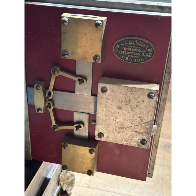Antique Iron Safe, 1890s For Sale - Image 11 of 18