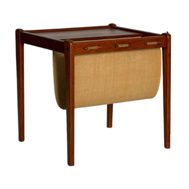 Danish Teak Side Table, 1960s For Sale