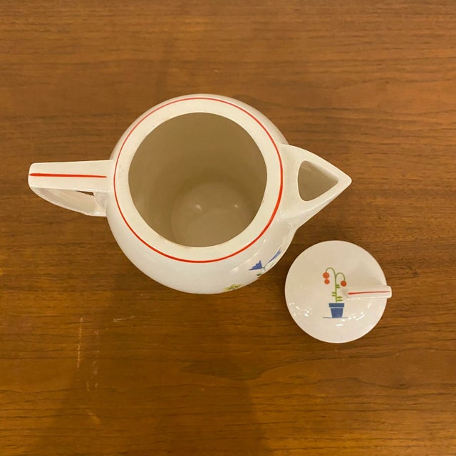 White Viktor Schreckengost Rare Vintage Sebring Pottery Usa American Limoges For Sale - Image 8 of 12