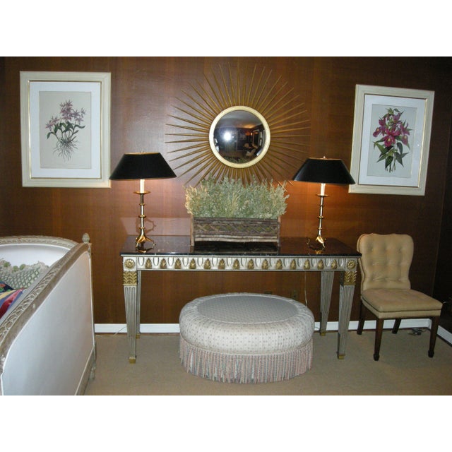 Console Table With Marble Top For Sale - Image 11 of 11