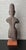 1920s Antique Khmer Sandstone Female Deity Figure on a Wooden Base, 20" T For Sale - Image 5 of 12