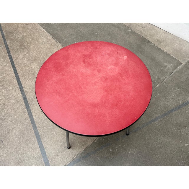 Black Mid-Century German Tubular Steel Table from Mauser Werke Waldeck For Sale - Image 8 of 18
