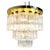 Flush Mount Chandelier from Glashütte Limburg, 1970s For Sale - Image 11 of 11
